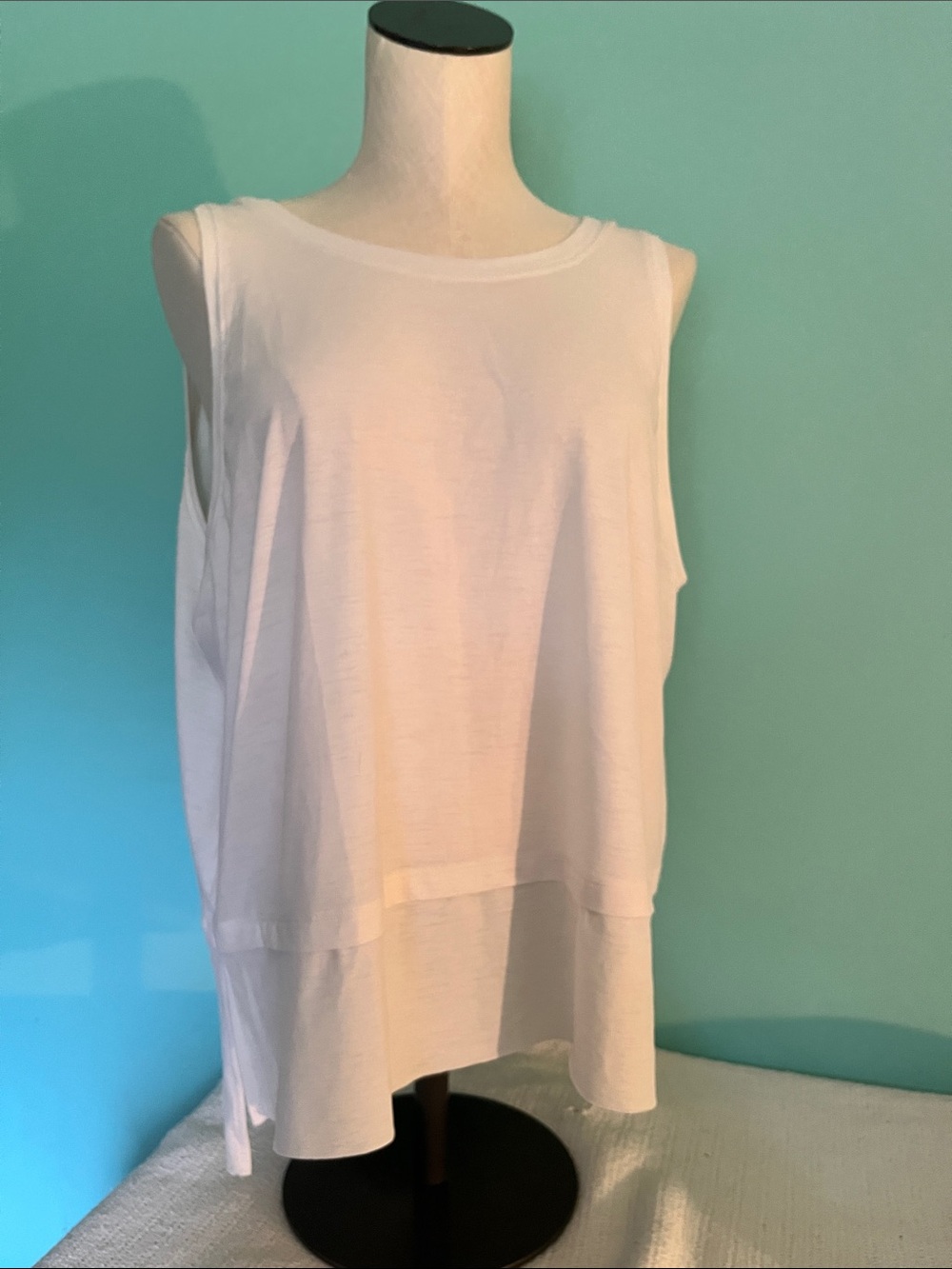 Calia  White Sleeveless work out Top